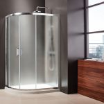 Καμπίνα Axis Quadrant Clean Glass 6mm (2+2) Ασύμμετρη h1,85
