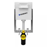 Geberit Delta 110.100 Καζανάκι Διπλού Τούβλου για Κρεμαστή Λεκάνη