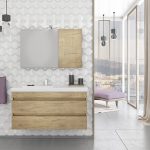Έπιπλο μπάνιου LUXUS 100 PL WOOD - GRANITE drop
