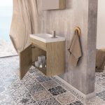Έπιπλο μπάνιου LUXUS 60 PL WOOD - GRANITE drop