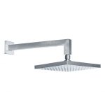 Ανακλινόμενη κεφαλή ντους Inox,Black matt,White matt ALMAR