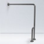 Μπάρα τοίχου-δαπέδου σταθερή 76 εκ., ύψος 84 Inox G55-JCS-38