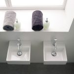 Νιπτήρας επιτραπέζιος TEOREMA 30/R 30×30cm SCARABEO 8036R
